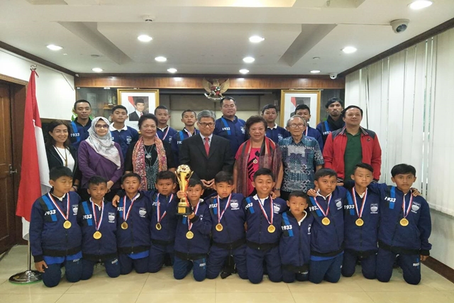 Timnas Pelajar U12 Indonesia Berjaya di Tiongkok